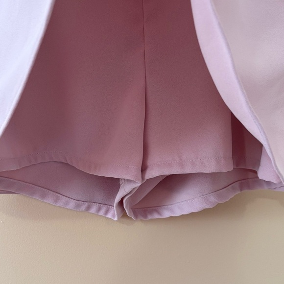 EXPRESS| Pink A-Line Mini Skirt w/Shorts Sz 2 - Picture 3 of 6